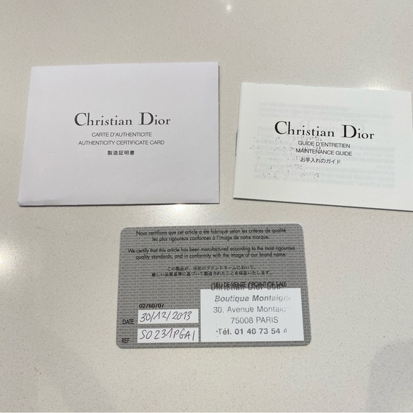 Christian Dior, Miss Dior Black Cannage Lambskin Small Flap Bag with Chain - Picture 10 of 16